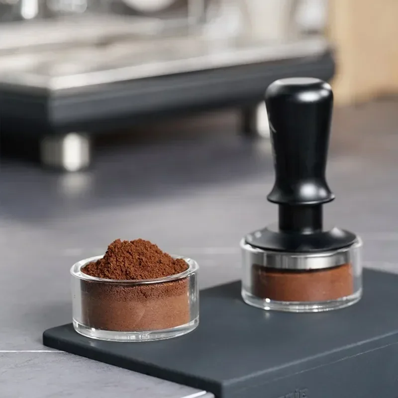 58 mm priehľadná kávová prášková misa na pozorovanie Test práškového prášku Dispenzer zobrazenie priehľadnej práškovej misky Barista Nástroje