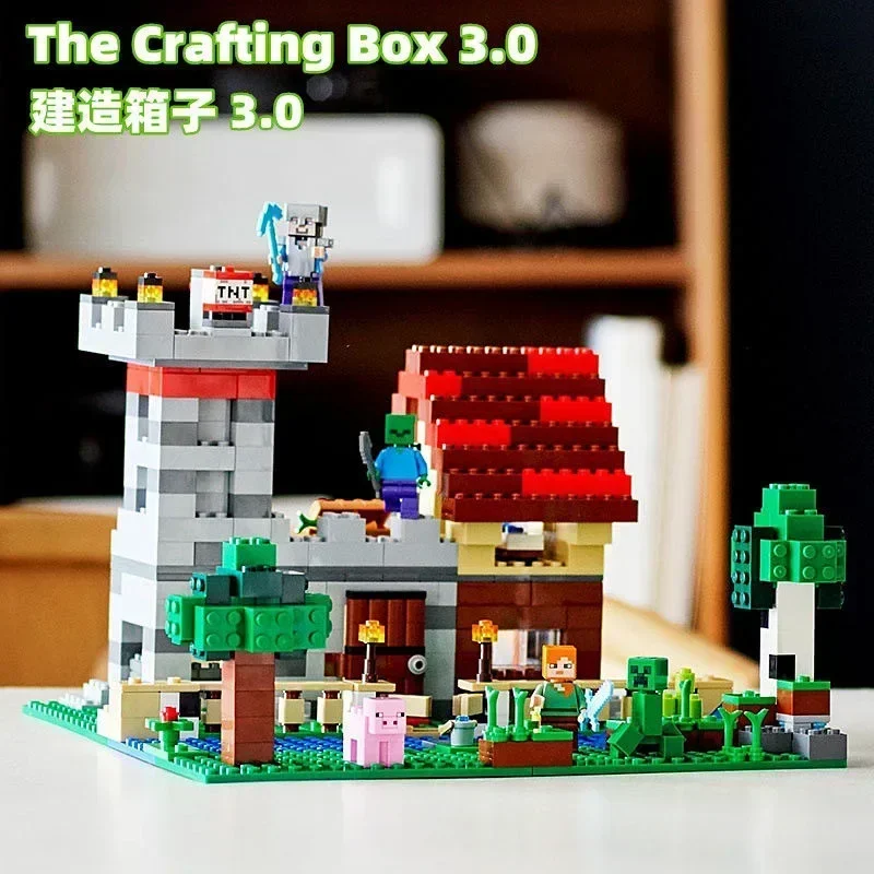 582ks hra Crafting Box 3.0 Castle Farm 3 Alternatívne zostavy 11478 stavebných blokov Hračky kompatibilné s modelom
