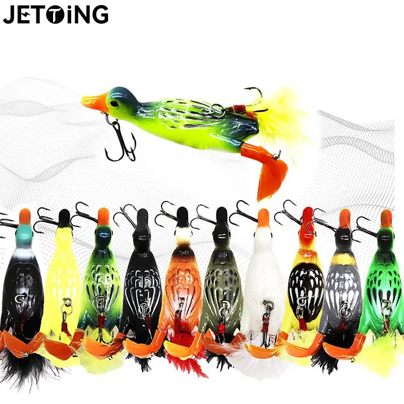 59 mm 14g plávajúce 3D samovražedné kačacie rybolovné návnady pre basovú šťuku Lavelike návnadu Whopper Wobblers Pesca
