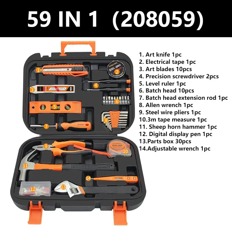 59 v 1 Domácnosť Hardware Tool Kit