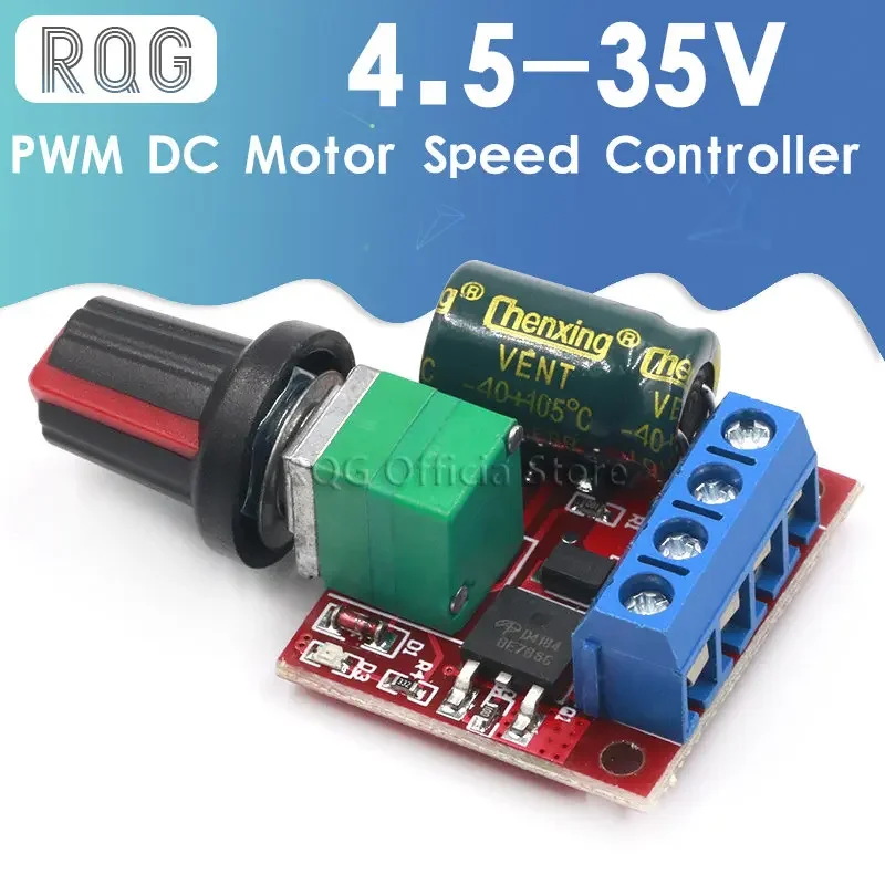 5A 90W PWM 12V DC MODUL OVLEDUJÚCE OVERÁTOR MOTOR DC-DC 4.5V-35V