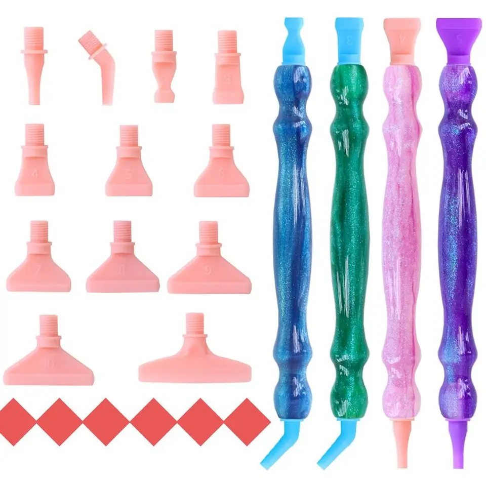 5D Diamond Painting Pen Sit živice vŕtačky Prechy s multifunkčnými špičkami výšivok pre domácich majstrov remeselníkov