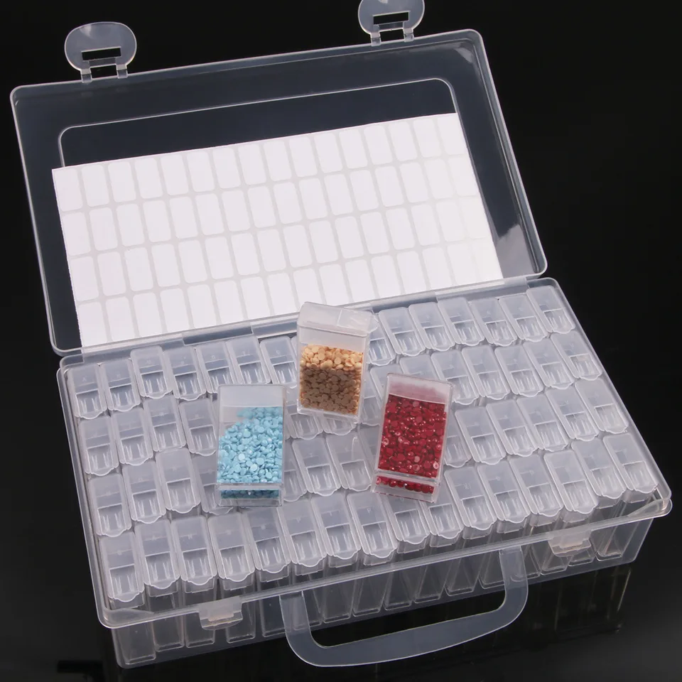 5D DIY Diamond Painting Tools Príslušenstvo Príslušenstvo Skladovacia skrinka Diamond Diamond výšivky príslušenstvo vŕtačka Mozaika kontajner
