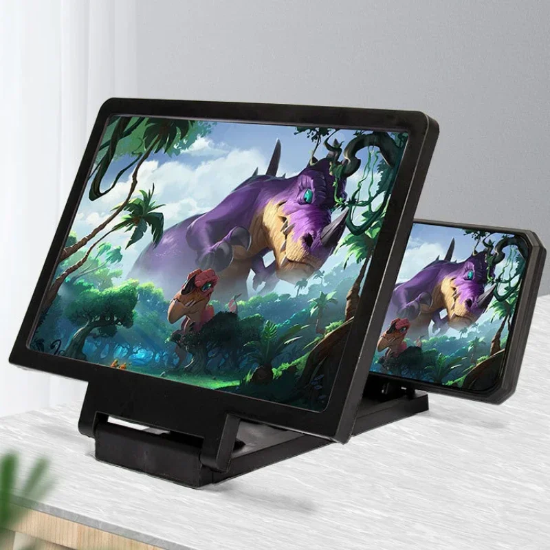 5D zosilňovač obrazovky Skladanie mobilného telefónu Švúpenie HD Stánok Video zosilňovacia držiak