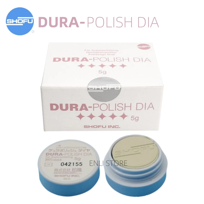 5G/box Shofu zubné zubné zubné diamantové leštenie pasty Dura Dia Dia Dental Lighting Paste Dental Lab Materiály jemné leštenie