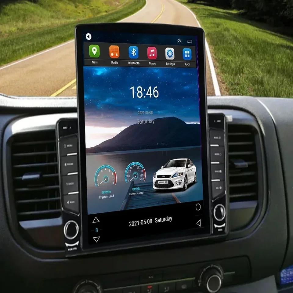 5G LTE Android 13 Tesla Vertikálne obrazovky Rádio Stereo pre Citroen Jumpy 3 Spacetourer Peugeot Expert Toyota Proace 2016-2035