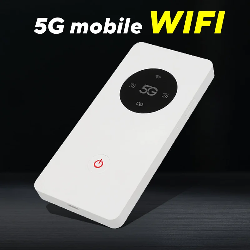 5G WiFi Mobile Hotspot Nano SIM slot 2,77 Gbps DL 1,25 GBPS UL 16 Zariadenia Capacita 5G WiFi Router s káblom USB káblom USB