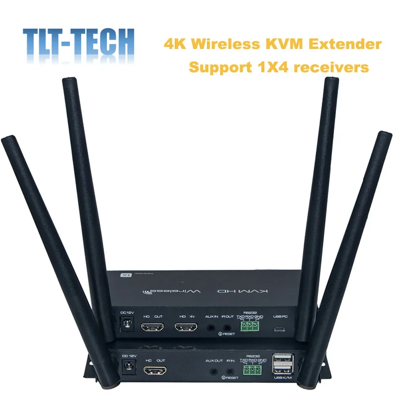5GHZ 4K UHD KVM bezdrôtový vysielač prijímacích súpravov HD VIDEO Extender Converter 100m WIFI HD Adaptér prijímača odosielateľa pre DVD PC
