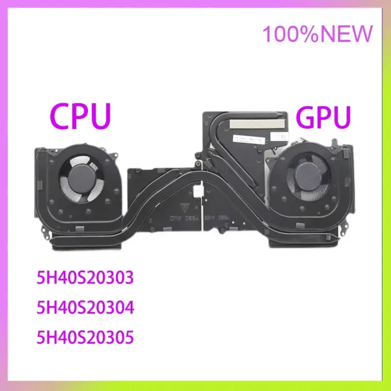 5H40S20303 5H40S20304 5H40S20305 Nový chladiaci chladič s tepelným modulom ventilátora E3 pre Lenovo Legion 5-15ACH6H NAPOHLATIE 82JU
