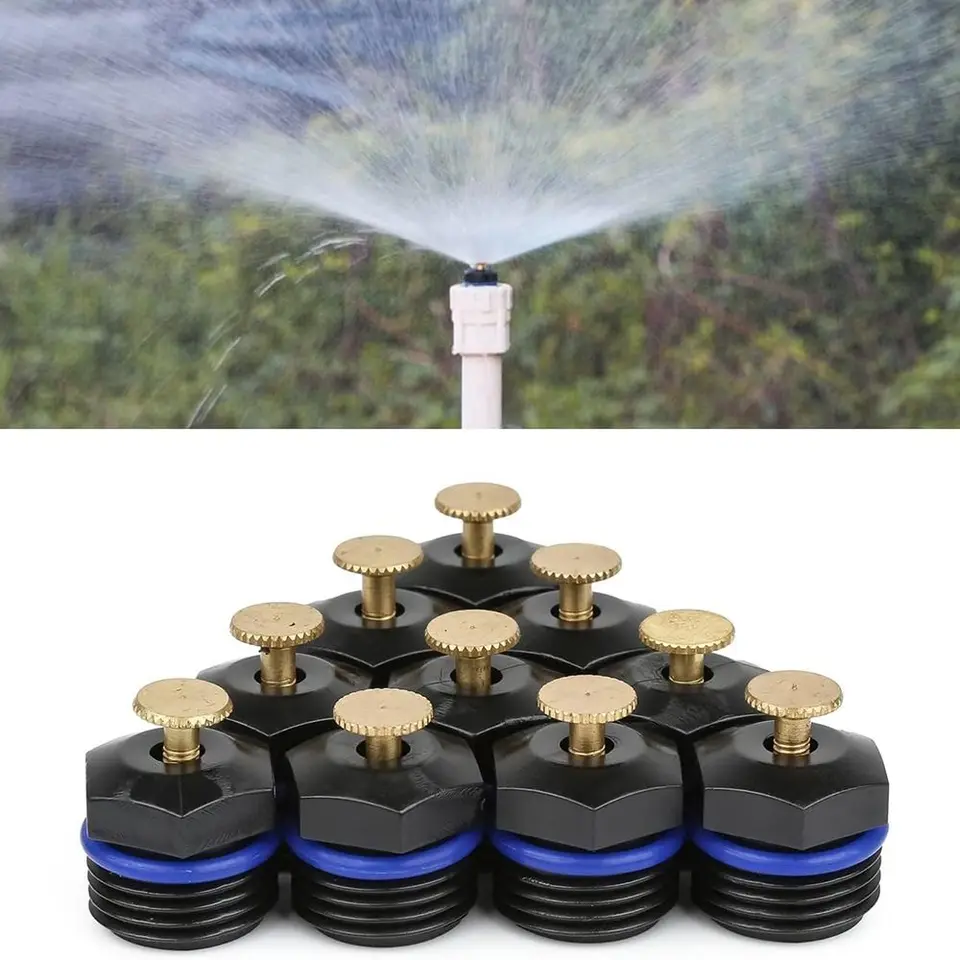 5ks 1/2 palca 360 ° závitové záhradné zalievanie trávniku Sprinkler Záhradné postrekovače trysky plastové plasty