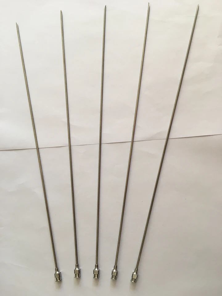 5ks 1,8 mm OD 15G 1,8 x 60/80/100/120/150/12/250/300 mm