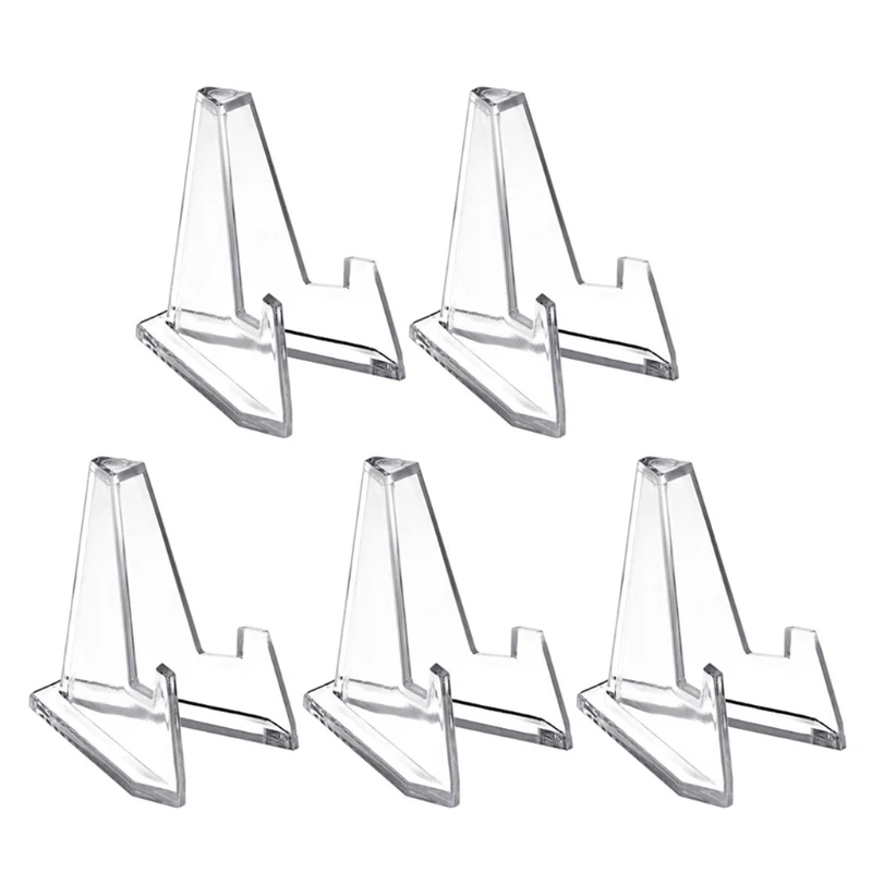5ks akrylové stojany Mini Coin Display Stand Stand Držiteľ stojanov pre medaily pre medaily