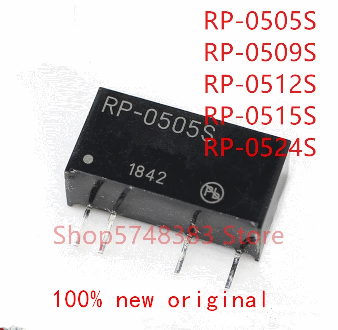 5ks/dávka RP-1205S RP-1209S RP-1212S RP-1215S RP-1224S SIP-4 DC-DC Izolovaný výkonový modul