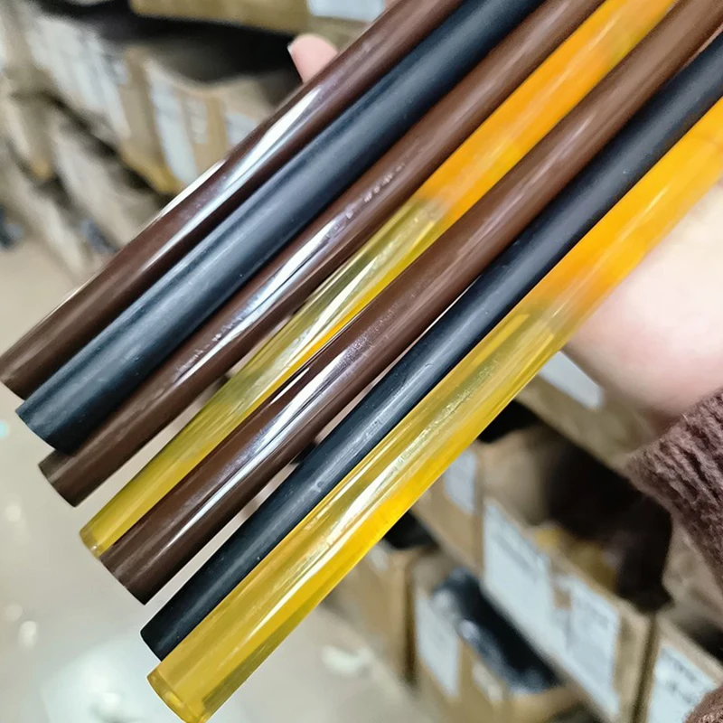 5ks Hot Telt Teld Adheve Stick Hair Extensions Nástroje Materiál pre predlžovanie vlasov keratín v bare pre predlžovanie vlasov