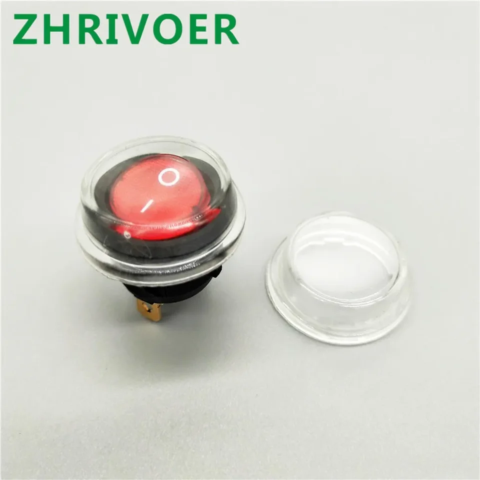5ks KCD1 20 mm 3-kolíkový prepínač LED 10A 12V LAMP SPÍNAJTE SPÍNAČ VYMAZAJTE SVETLO ZAPNUTÉ A OFFICKÝ KROKOVÝ KROKOVÝ KROKOVÝ KRAZ