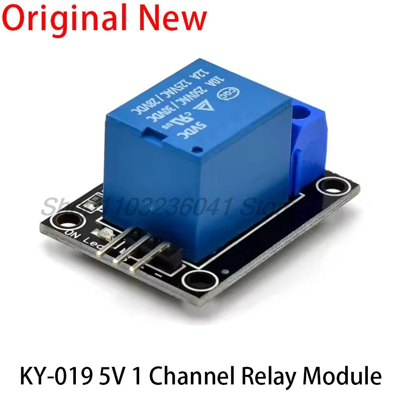 5ks KY-019 5V ONE 1 kanálový reléový modul doska štít pre pic AVR DSP ARM pre relé Arduino