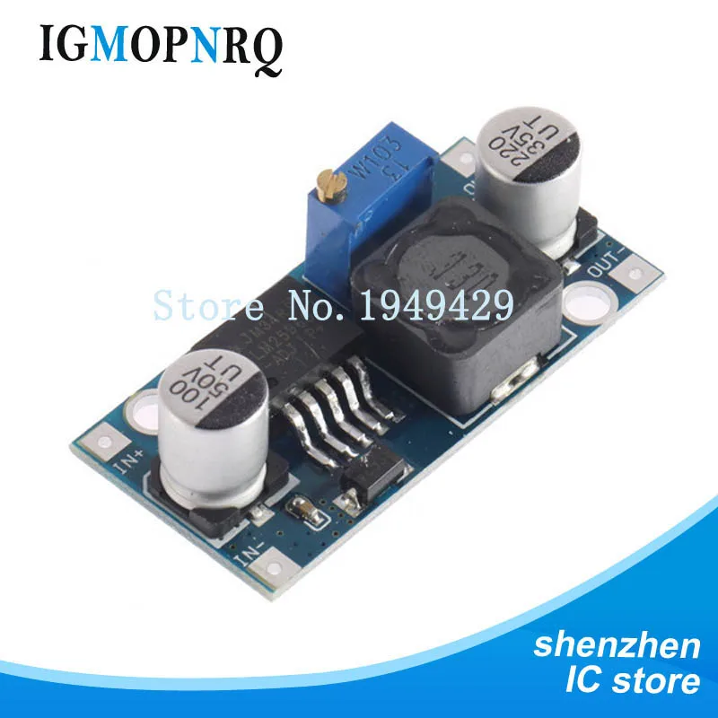 5ks LM2596 LM2596S ADDR napájací modul DC-DC Stuplový modul nastaviteľný regulátor napätia 3A