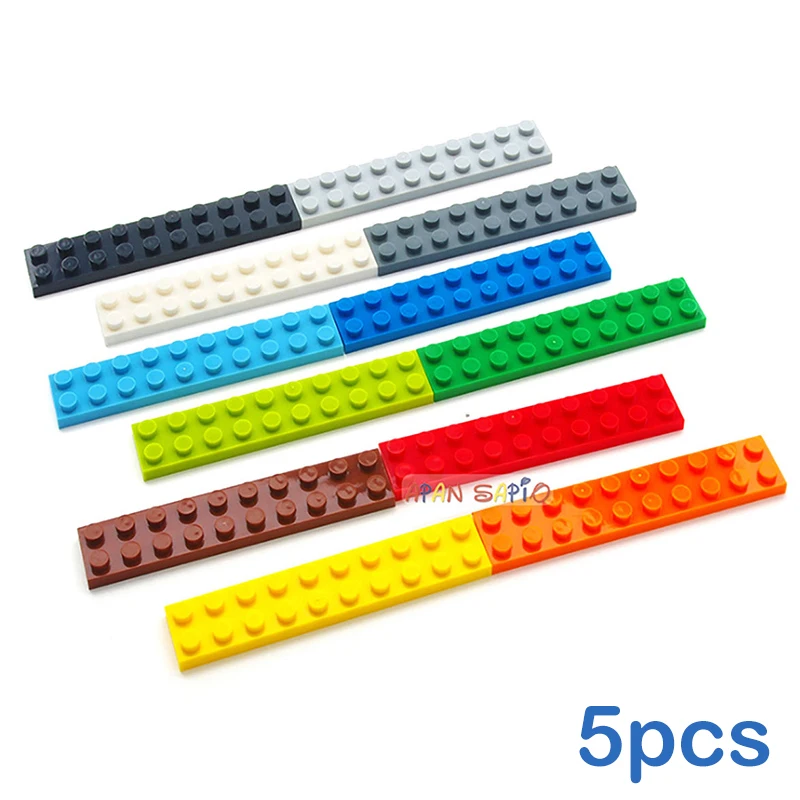 5ks/lot DIY Blocks Building tehly tenké 2x10 Vzdelávacie zostavy Hračky pre konštrukciu pre deti kompatibilné so značkou