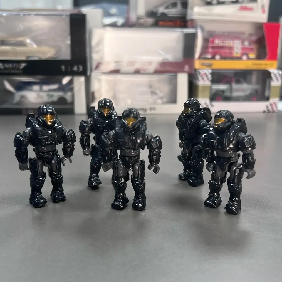 5ks Mega Construx blokuje vesmír UNSC Spartan Elite Master hlavnej postavy