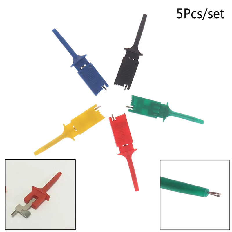 5ks merací tester vodiče testovací sonda Hook pre testovacie sponky SMD IC SMD IC Hook
