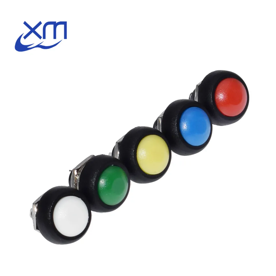 5ks Mini 12 mm nepremokavé okamžité zapínanie/vypínanie tlačidla Push-33b pre Arduino