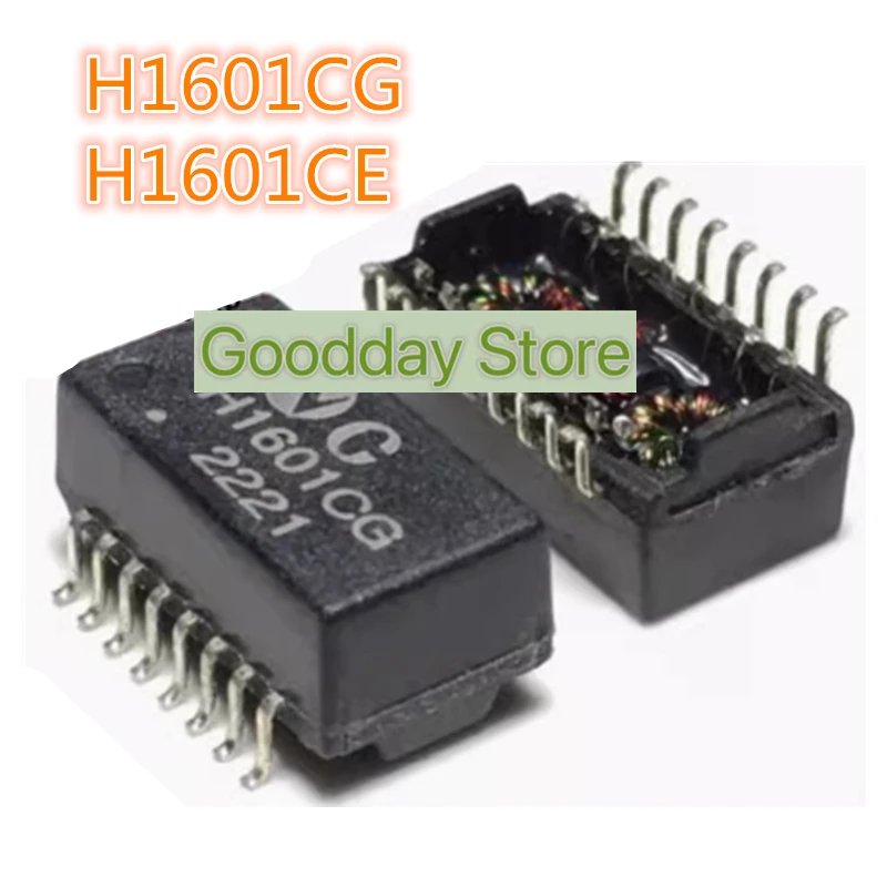 5ks Nový H1601CG H1601CE Patch SOP-16 Network Port Izolácia Transformátora sieťového filtraového čipu
