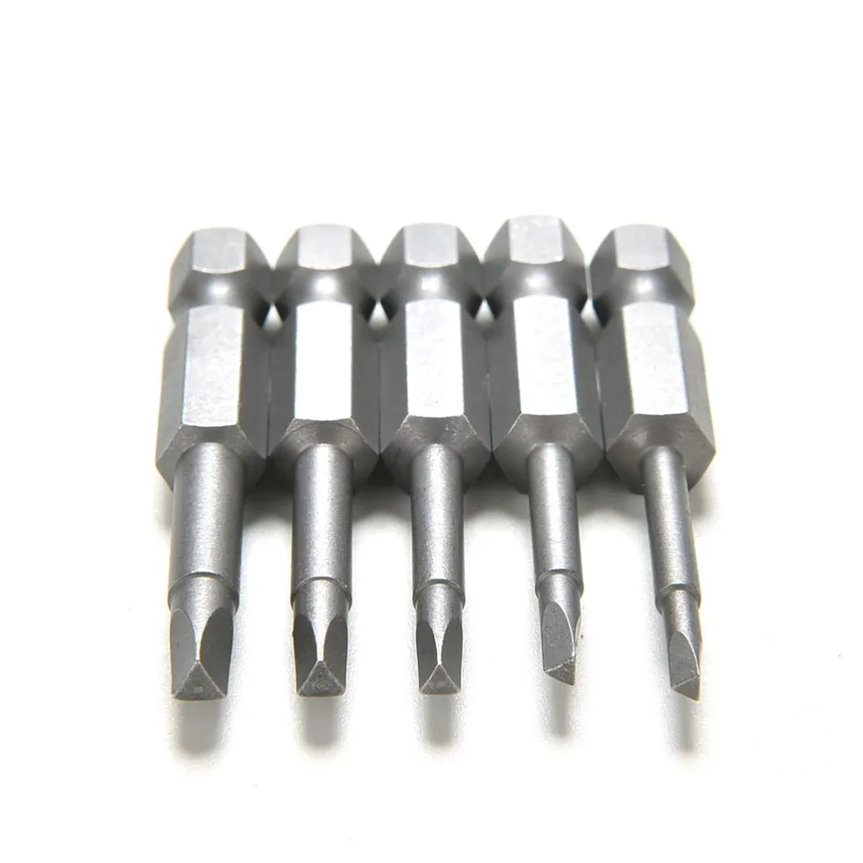 5ks S2 zliatinový oceľový trojuholníkový skrutkovací kúsky Magnetický skrutkovač bit proti skrutkovej skrutkovacej skrutke 1,8/2/2,3/2,7/3 mm kvapka