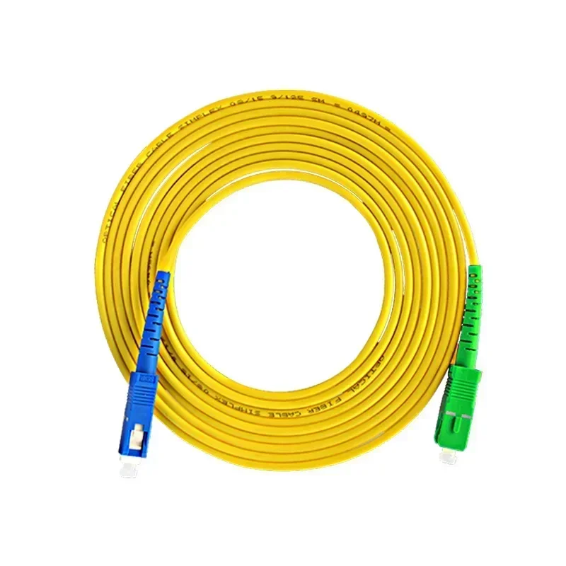 5ks SC/APC-SC/UPC Optické vlákno káblového kábla Simplex Ftth SM Single Mode 1m/2m/3m/5m/5 m optické prepojky 2,0 mm alebo 3,0 mm