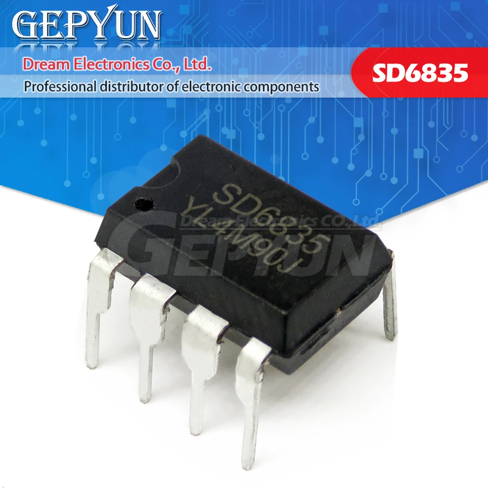 5ks SD6835 DIP-8 6835 DIP8 na sklade