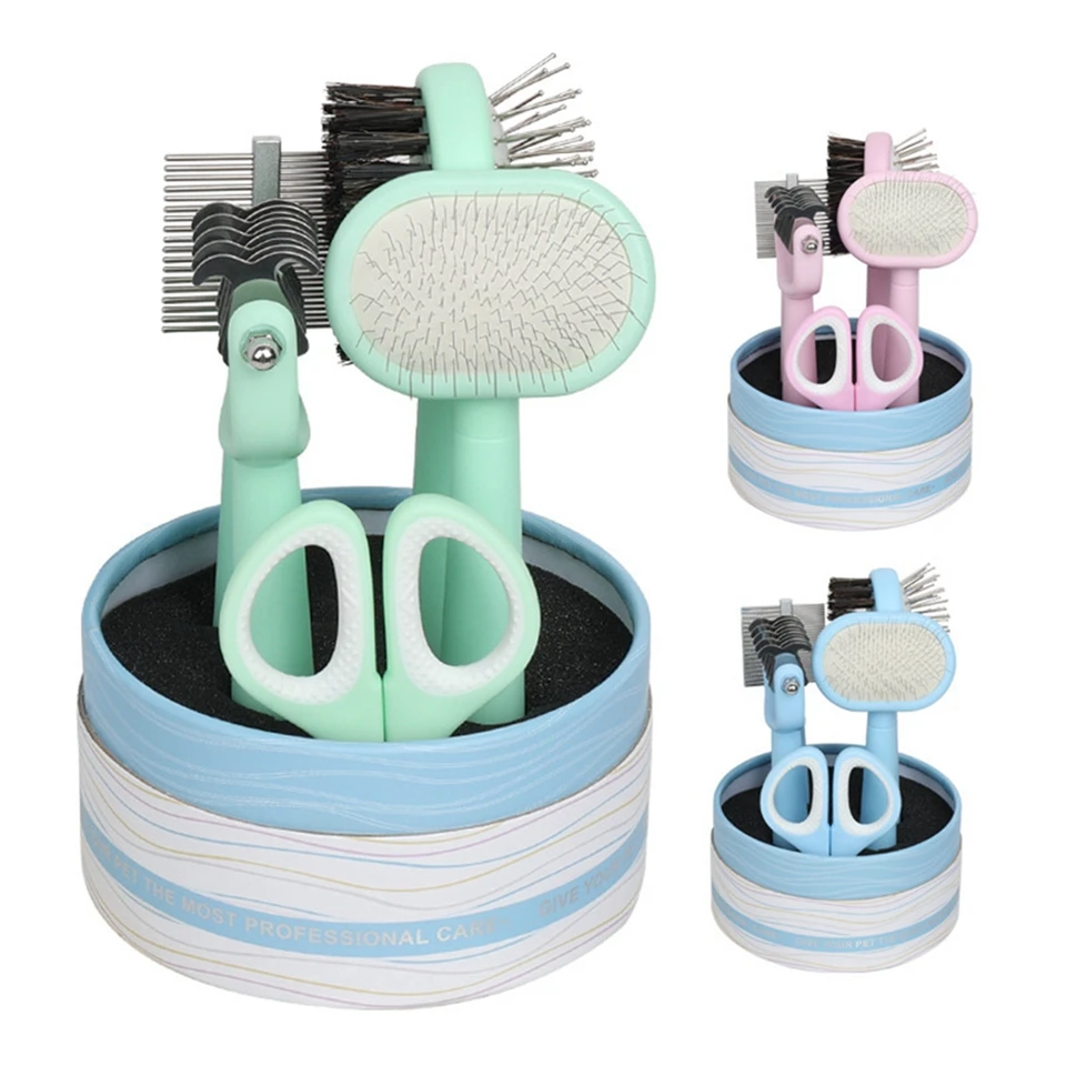 5ks/set manikúrová masáž Otvorené uzol Hair Multifunkčný odstránenie plávajúcich chĺpkov Kozmetológia Eliminujúca blchy Cat Clipper Clipper