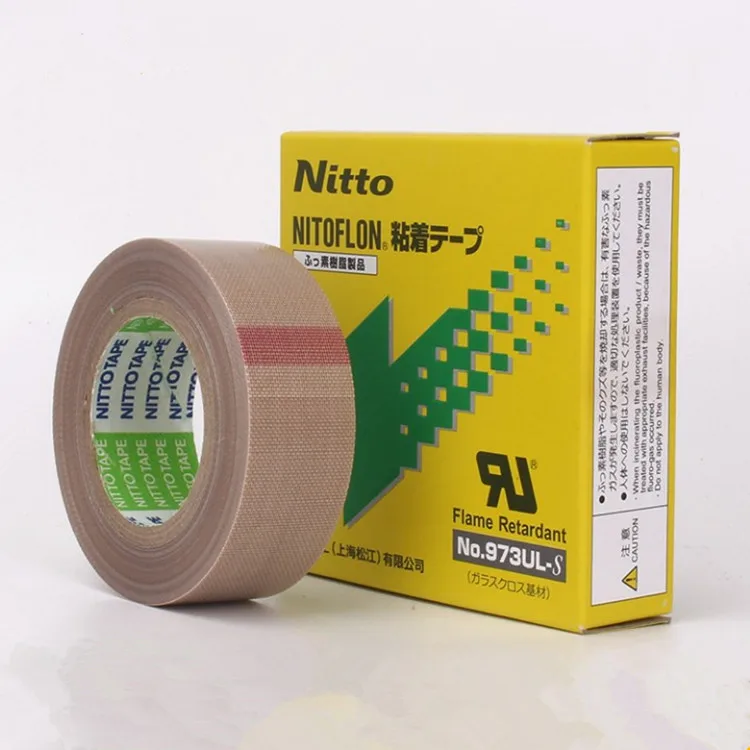 5ks T0,13 mm*W (13 mm, 19 mm, 25 mm)*L10M Japan Nitto Denko páska Nitoflon Nepremokavá jednostranná páska 973UL-S