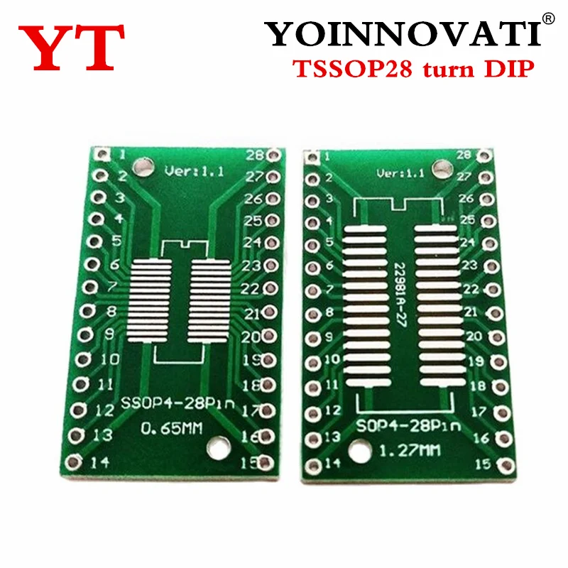 5ks TSSOP28 SSOP28 SOP-28 SOP28 na DIP28 Transfer Board DIP PIN Pitch Adaptér