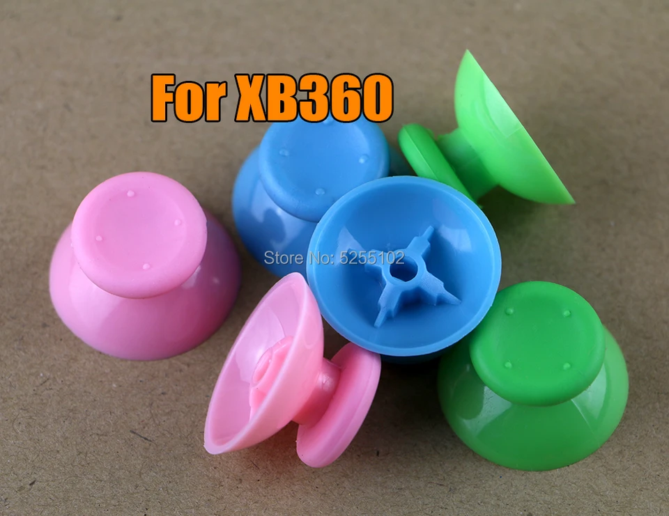 5ks/veľa nového pre Xbox 360 3D Analógový kryt plasty plastový palec joystick huby čiapka pre Xbox360 bezdrôtový ovládač