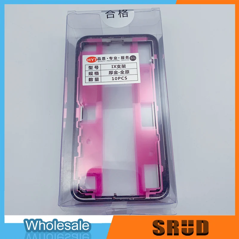 5ks vysoký kvalitný predný rámec pre iPhone 13 12 12 Mini Pro Max 11 Pro Max xs Max x LCD stredný rámec rámu s lepiacou páskou