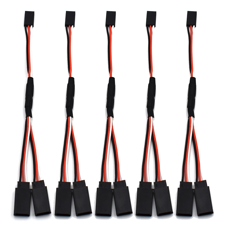 5ks/šarža 15/30/50cm 1to1 1to 2 1 až 3 1 až 4 RC Servo Extension Wire Cable pre Futaba Jr Muž do ženského modelu RC