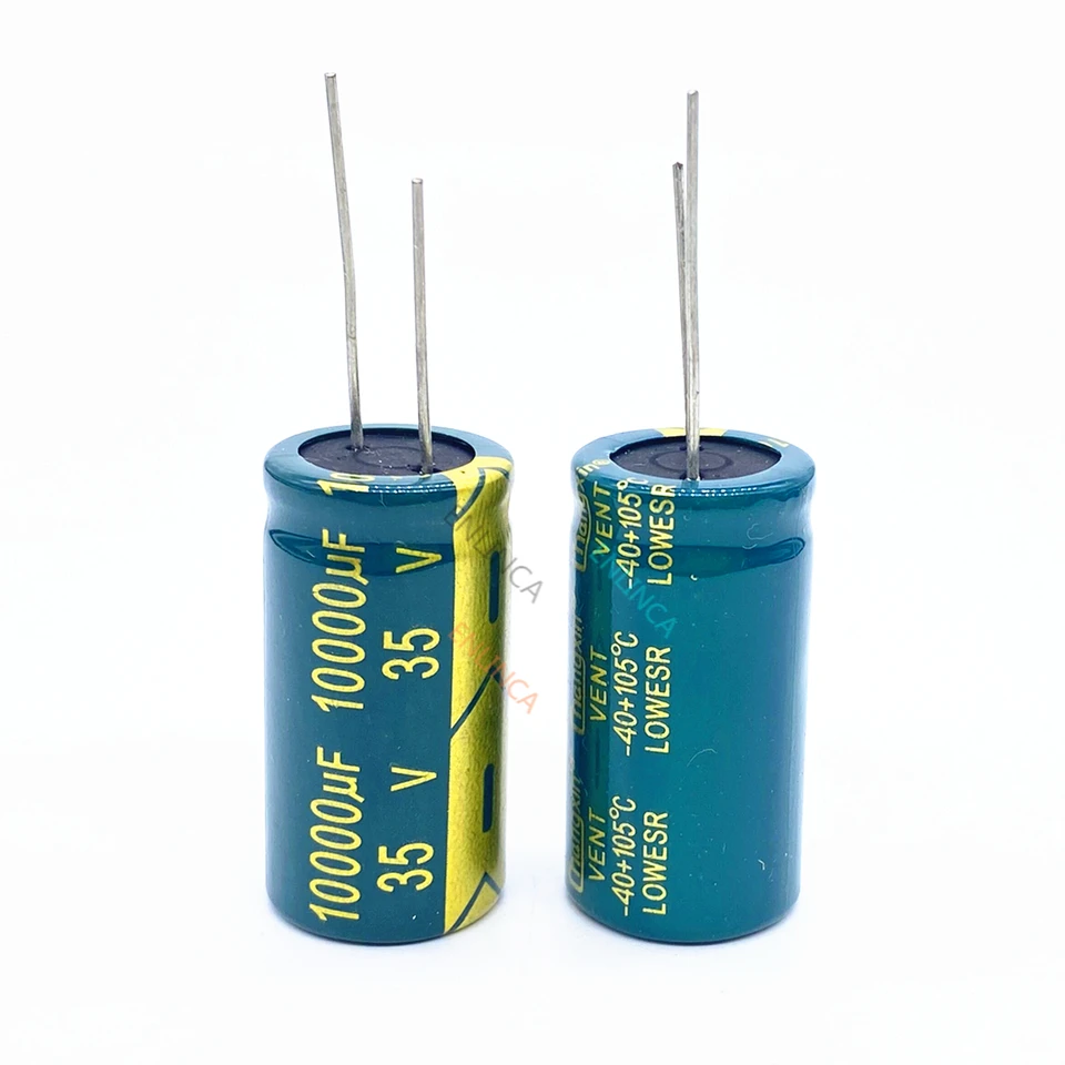 5ks/šarža T17 Nízka ESR/Impedancia Vysokofrekvencia 35 V 10000UF Hliníkový elektrolytický kondenzátor Veľkosť 18*35 mm 10000UF35V 20%