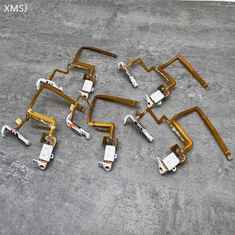 5ks/šarža tenké biele a čierne slúchadlá Jack Jack Hold Switch Flex Ribbon Cable pre iPod 6th Classic 80 GB 120 GB 7. 160 GB