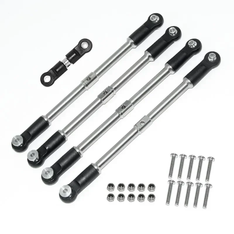 5ksové oceľové predné a zadné linkové tyčinky kravata Servo Link pre Arrrma 1/8 Karton Outcast 1/7 Big Rock Upgrade Parts