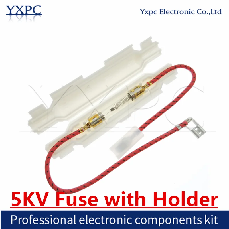 5KV 0,6A 0,65A 0,7A 0,75A 0,8A 0,85A 0,9A 1A vysoké napätie poistky pre mikrovlnné rúry Univerzálne držiak poistky držiak poistky