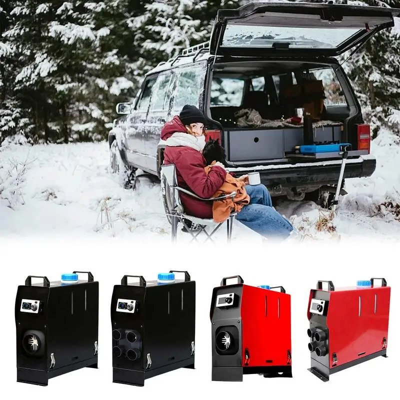 5KW Prenosná nafta pomocného ohrievača 12V VŠETKO V ONE PARKOVANIE Auto Parkovacie ohrievač LCD DIZOR AIR WARMER 4 DIES
