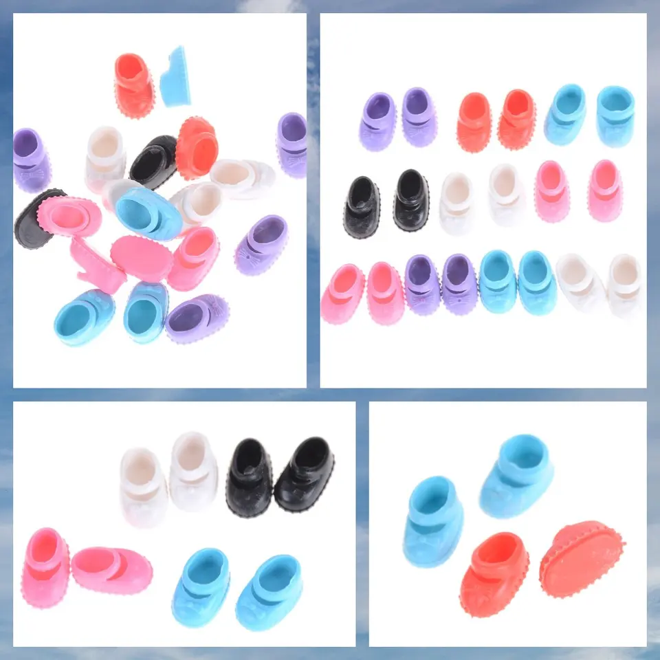 5pairs Kelly Doll Confused Dollour Shoes Detská hračka s dĺžkou 12 cm topánky Doplnky Najlepší darček pre dievča