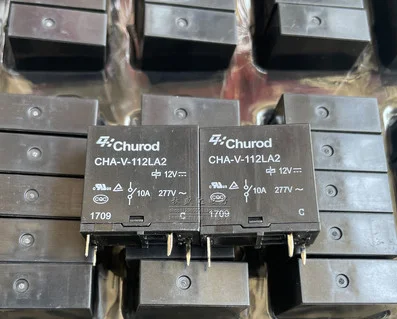 5pces Cha-V-112LA2 DC12V RELÉ 10A 4 PINOS Nové relé