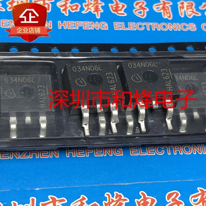 5PCS-10PCS 034N06L IPB034N06L3G TO-263 60V 90A Nový a originálny na sklade