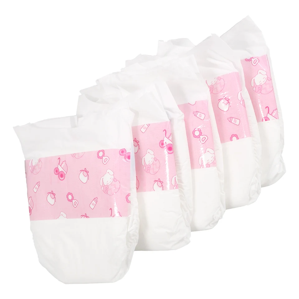 5pcs 18x12cm opakovane použiteľné plienky pre bábiky pre bábiky Deti Predstieranie hračiek detské plienky Dodávky vhodné pre 30 cm bábiky