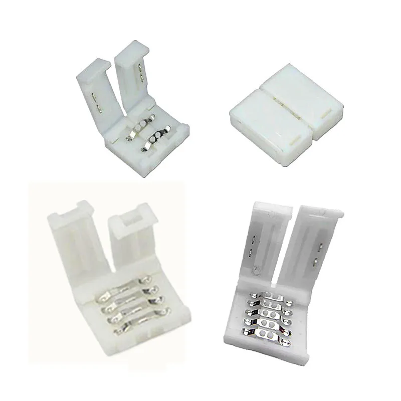 5pcs 2835 3528 5050 SMD LED pásma LED svetlo bezplatné zváracie príslušenstvo 2pin 4pin 5pin 8 mm 10 mm 12 mm pre jednu pásku RGB Strip Ribbon