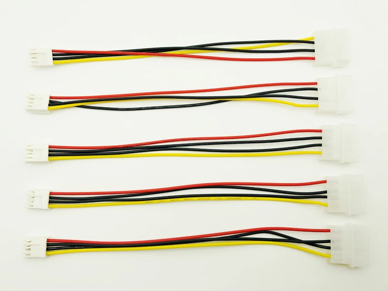 5pcs 4pin Molex IDE Muž do 4p ATA Sámny napájací kábel Floppy Honk Adapter Connector pre HDD PSU ETH EOS BTC Miner Baling