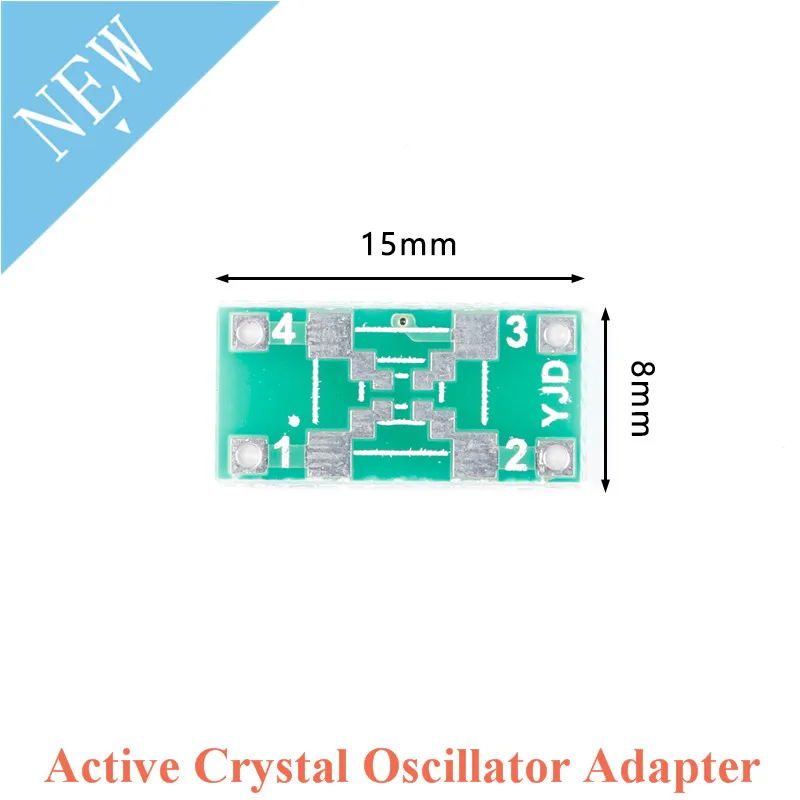 5PCS Active Crystal Oscillator Adapter Connector Board Connector vhodný pre balíčky 7050 5032 3225 a SMD