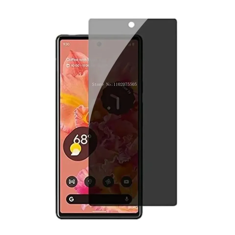 5pcs Anti Spy Temperted Glass pre Google Pixel 7a Pro 6 6A Protect ochrany súkromia pre ochranu ochrany súkromia Google Pixel 8a