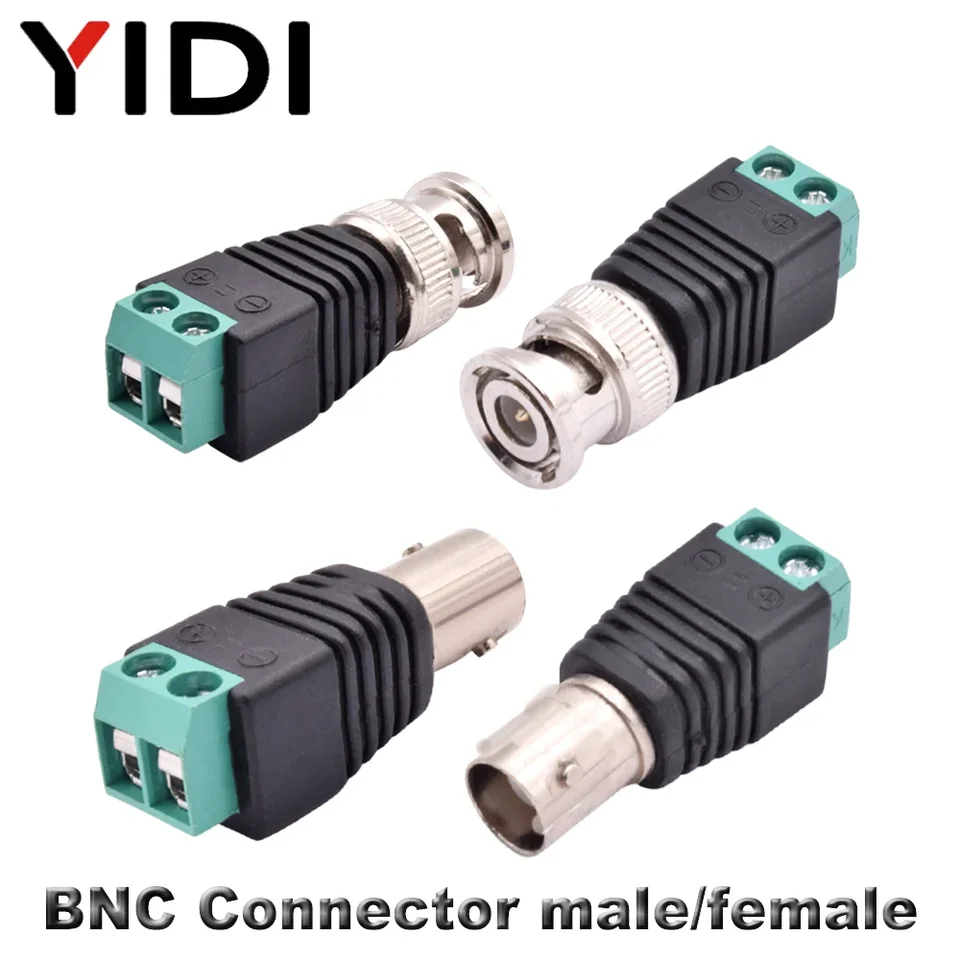 5pcs BNC Q9 Adapter Screck Plug Socket Socket Mužský ženský terminál pre Balun Audio Video CCTV Sledovanie bezpečnostnej kamery