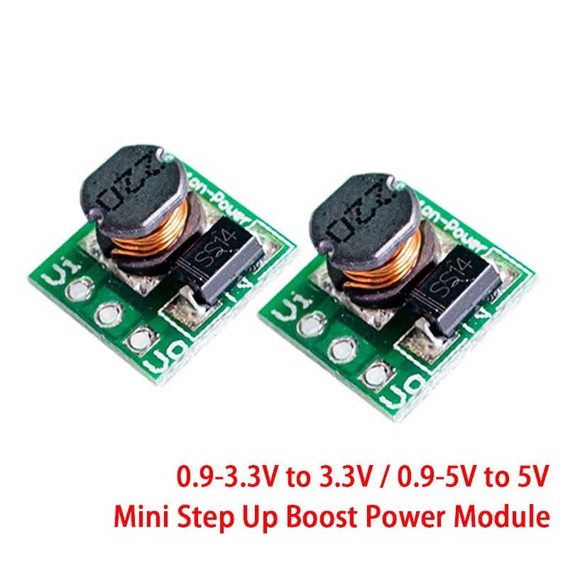 5pcs DC-DC 0,9-3,3V až 3,3 V 500MA 0,9-5V až 5 V Mini Step Up Boost Power Modul DC na DC pre modul prevodníka napätia Arduino